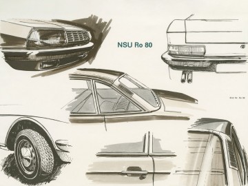  NSU Ro 80 - Futurystyczne i aerodynamiczne